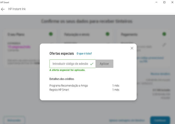 codigo hp smart