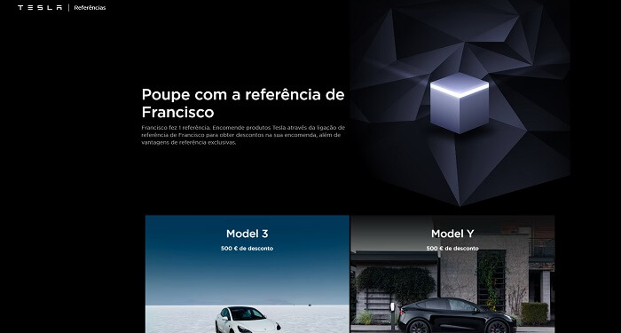 desconto tesla referral