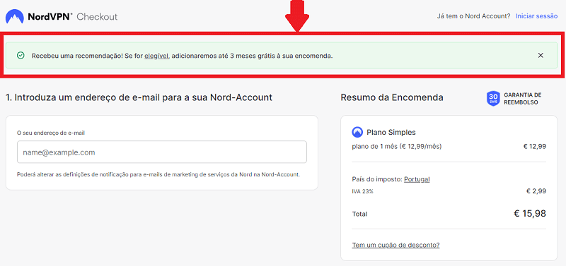 codigo desconto nordvpn