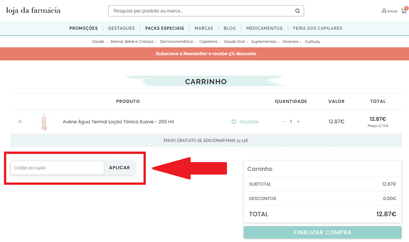 loja da farmacia cupao