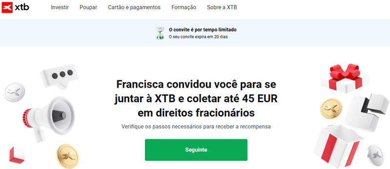 xtb codigo promocional